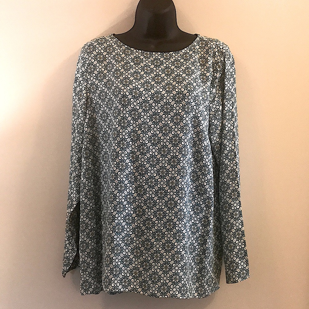 🌸 3/$25 J.Jill long sleeve blouse